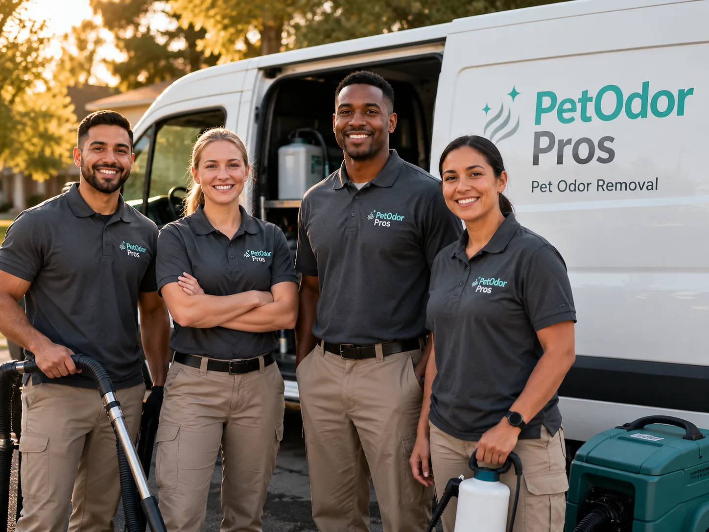 Pet Odor Removal team serving North Providence, RI